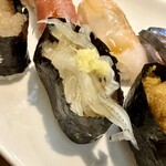 すし寳来 - 金華すしの白魚軍艦