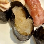 すし寳来 - 金華すしの無着色たらこ軍艦