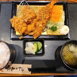 とんかつ大志 - 海老ヒレ御膳2