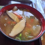 湖畔の里つきがせ - 野菜たっぷり♪味噌汁