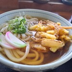 湖畔の里つきがせ - 天ぷらうどん