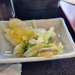 湖畔の里つきがせ - 白菜のお漬物