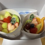 新宿高野 - 料理写真:ケーキふたつ