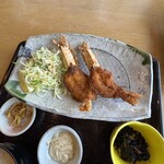 漁師料理 かつら亭 - 海老フライ定食