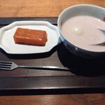 枸杞 - 温かいお汁粉と、甘もち