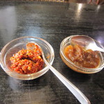 ミヒリランカ　カフェレストラン - （旧）ミヒリランカ・モルディブフィッシュと唐辛子のペースト、レモンの漬物。