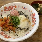 琉球大学生活協同組合 中央食堂 - 料理写真:まぐとろキムチ丼大693円