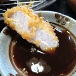 とんかつ専門店 かつ一 - ロースかつ定食