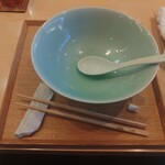 飯田商店 - しおらぁ麺食べ終わり