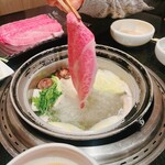 しゃぶしゃぶ すき焼き 焼肉　兜　奥座 - 