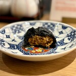 赤坂夜舟 - ◉お通し(ピザまん)　　¥500-