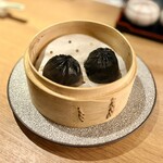 赤坂夜舟 - ◉お通し(ピザまん)　　¥500-