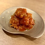 赤坂夜舟 - ◉海老のフリット チリソース　　¥1,280-