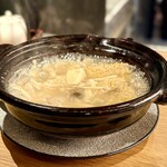 赤坂夜舟 - ◉土鍋おこげ旬菜の餡掛け　　¥1,800-