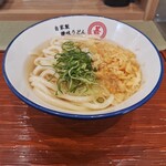 肉うどん 肉めし 甚三 - かけうどん390円（天かすセルフサービス）