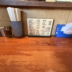 つけそば屋 麺楽 - 卓上一式