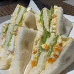 レモンストリート - 出来立てならではのやわらかい口当たりが印象的な、タマゴサンドイッチ。