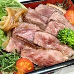 麻布箪笥町 天涼庵 - ステーキ重寄り