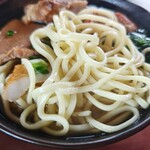 古謝そば屋 - 麺はこんな感じ。