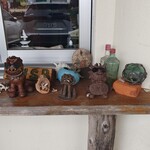 古謝そば屋 - 外にある置物。