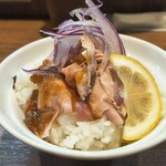 Noodle いたば - ミニレアチャーシューDON