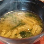 癒しの宿 鷹勝 - おかわりの味噌汁はあおさだった
