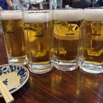 丸千葉 - 生ビールで乾杯‼️