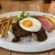 ラ・オハナ - 料理写真:アボカドチーズハンバーグロコモコ！ハワイですね♪