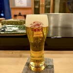 駿河寿し - 生ビール