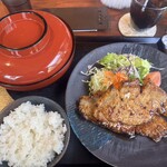 手作りの洋食屋さん里 - 生姜焼きも肉厚でごはんすすむおいしさでした♡