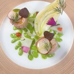 シェ オリビエ - 三重県ぶりのカルパチョ仕立て、ハーブソース