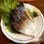 季節料理 加乃 - しめ鯖ハーフ　680円