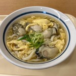つるまる饂飩  - 料理写真:牡蠣と生姜の玉子あんかけうどん