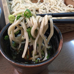 Kiwame - 日替り定食の蕎麦は冷やか温が選べます。蕎麦湯も付きます。