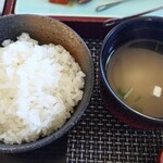 れんが屋 - 美味山海･江之浦 御飯、味噌汁