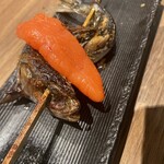 炉端と海鮮 天王寺居酒屋 - とろイワシ明太のせ
