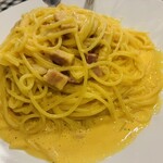 軽井沢 葡萄房 - ペロッと食べれます！カルボナーラ（大盛）！