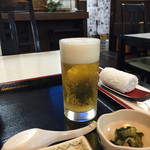 十和田シティホテル - 2日目のサービスの生ビール。