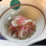 十和田シティホテル - 2日目のイカの和え物。