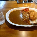 ジャン・カレー 東陽町店 - ジャンカレー＋トッピングのメンチカツ