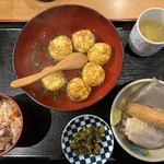 明石焼・乱 - 料理写真:タコ飯セット