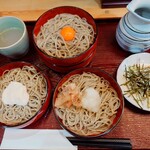 福寿庵 - 料理写真:かざり割子（1000円）に割子を一段追加（¥290）