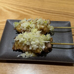 炭火串焼 鶏魚 - 