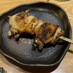 炭火串焼 鶏魚 - 
