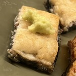 割烹 白鷹 - 白焼きはこんな感じ。脂があんまい\(//∇//)\