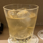 割烹 白鷹 - 山崎のロック。ダブルです