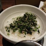 ぼっち - 野沢菜ちりめんご飯