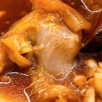 割烹 白鷹 - クエのカマのゼラチン質。これでお肌もプルプルかも