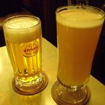 HaLE - オリオン生ビール500円マンゴービール500円