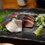 和泉屋利助 - 「〆鯖（680円）」。